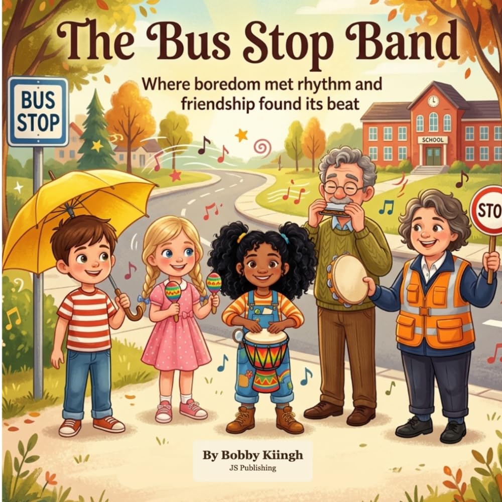 The Bus Stop Band — book cover by Bobby Kiingh