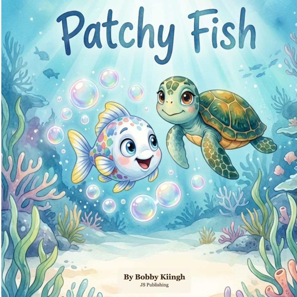 Patchy Fish — book cover by Bobby Kiingh