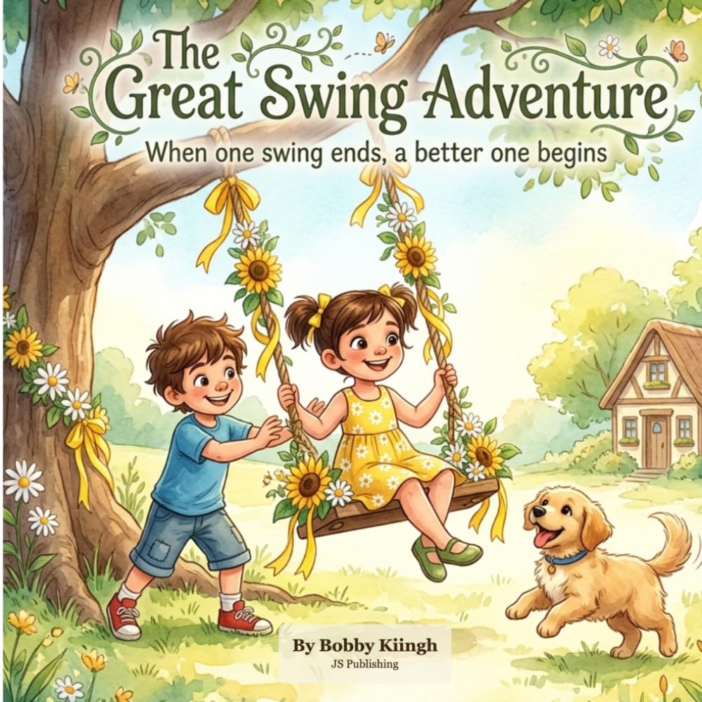 The Great Swing Adventure — book cover by Bobby Kiingh