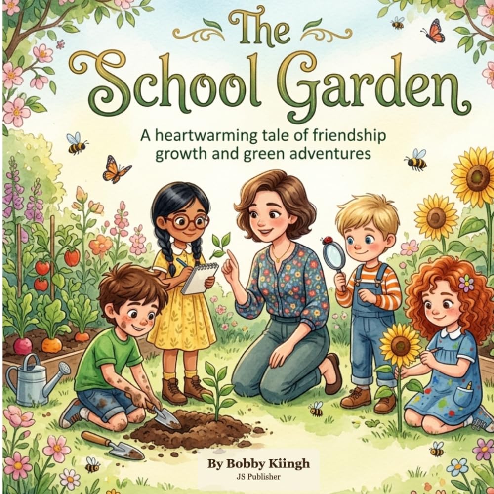 The School Garden — book cover by Bobby Kiingh