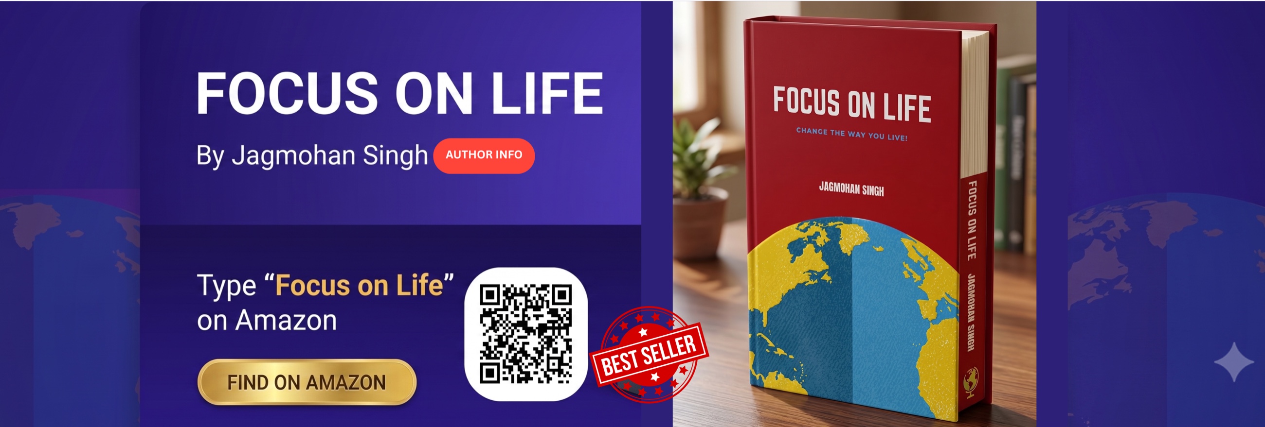 Focus on Life by Jagmohan Singh — find it on Amazon